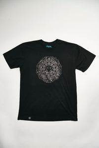 Holographic / Iridescent Foil FOREST FLOOR Mandala Logo™ on 100% Cotton Premium T-Shirt