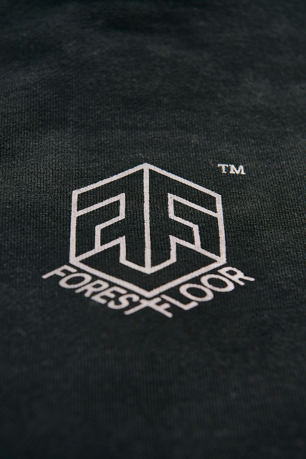 Holographic / Iridescent Foil FOREST FLOOR Mandala Logo™ on 100% Premium French Terry Cotton Hood