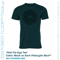 "The Anti-Tie-Dye Tee" FOREST FLOOR Mandala Logo™ on 100% Cotton T-Shirt
