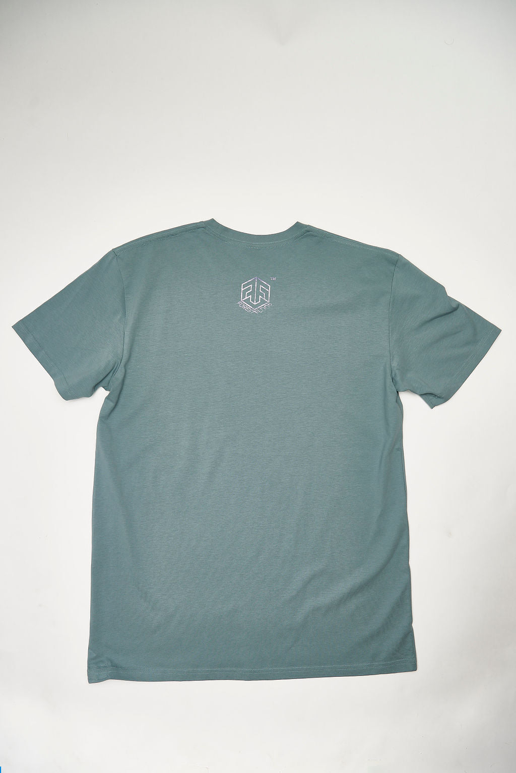 Holographic / Iridescent Foil FOREST FLOOR Mandala Logo™ on 100% Cotton Premium T-Shirt
