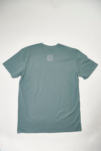 Holographic / Iridescent Foil FOREST FLOOR Mandala Logo™ on 100% Cotton Premium T-Shirt