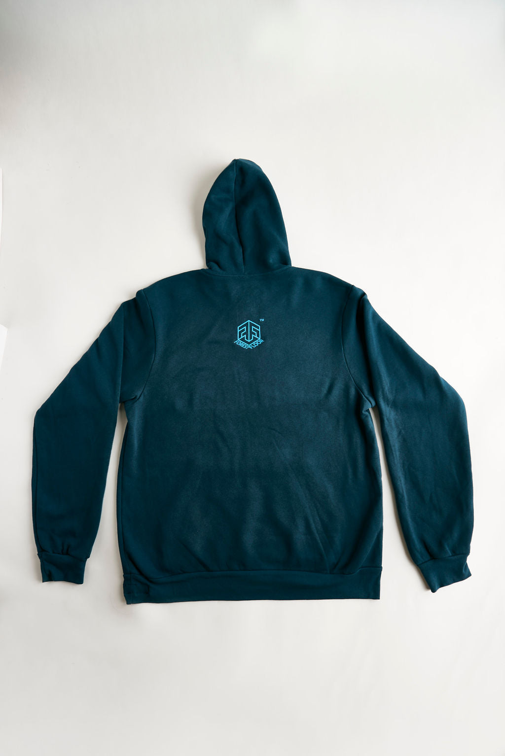 Men's / Unisex Psilocybin Blue™ Glow-in-the-Dark FOREST FLOOR Mandala Logo™ on Sponge Fleece Hooded Sweatshirt