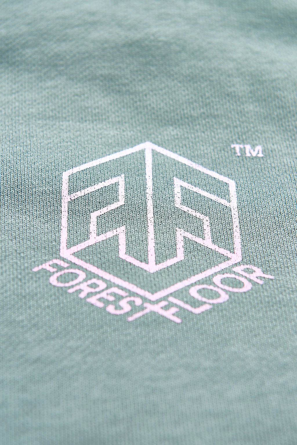 Holographic / Iridescent Foil FOREST FLOOR Mandala Logo™ on 100% Premium French Terry Cotton Hood