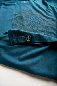 "The Anti-Tie-Dye Tee" FOREST FLOOR Mandala Logo™ on 100% Cotton T-Shirt