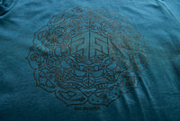 "The Anti-Tie-Dye Tee" FOREST FLOOR Mandala Logo™ on 100% Cotton T-Shirt